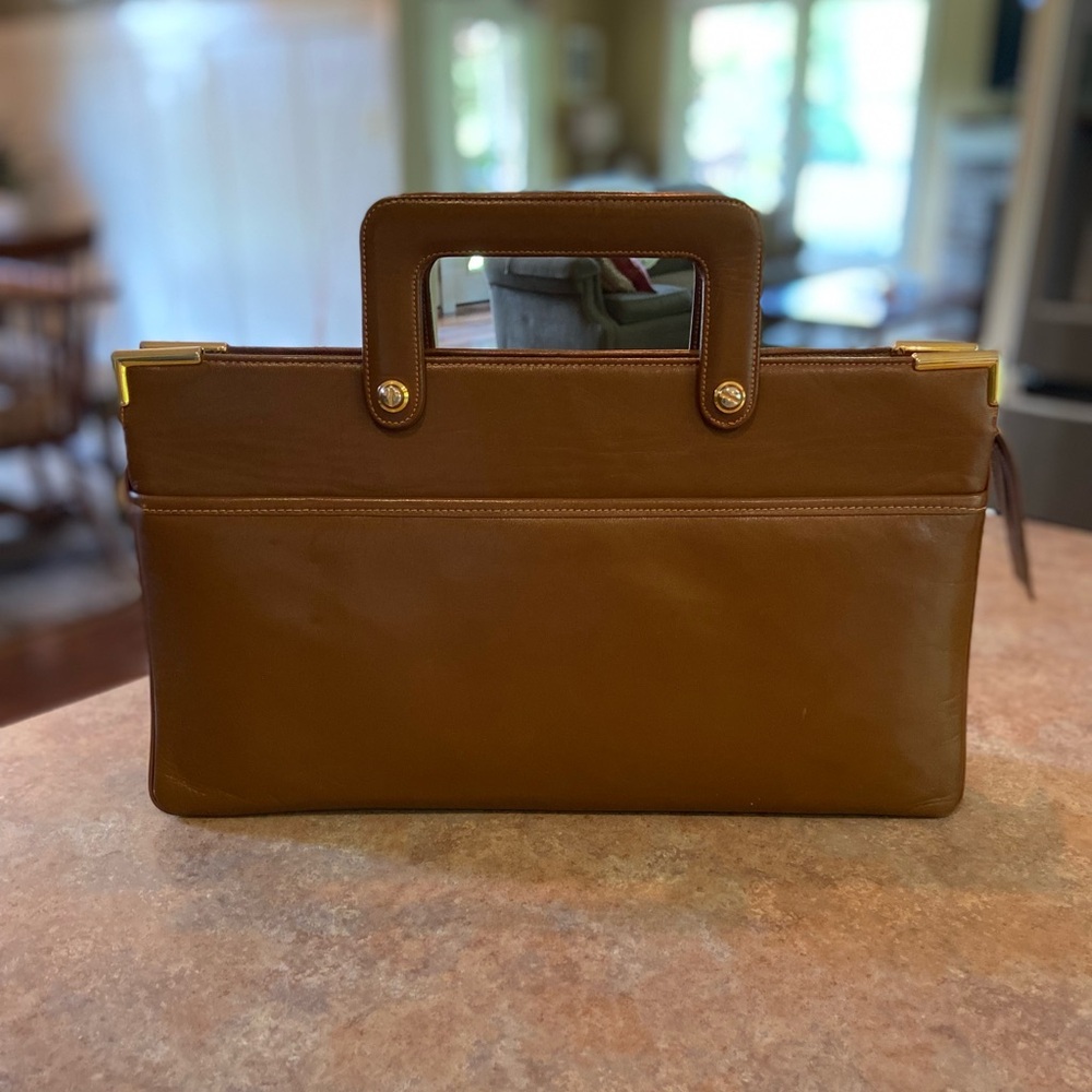 Vintage 60’s Susan Gail Brown Leather Handbag - Excellent Condition!